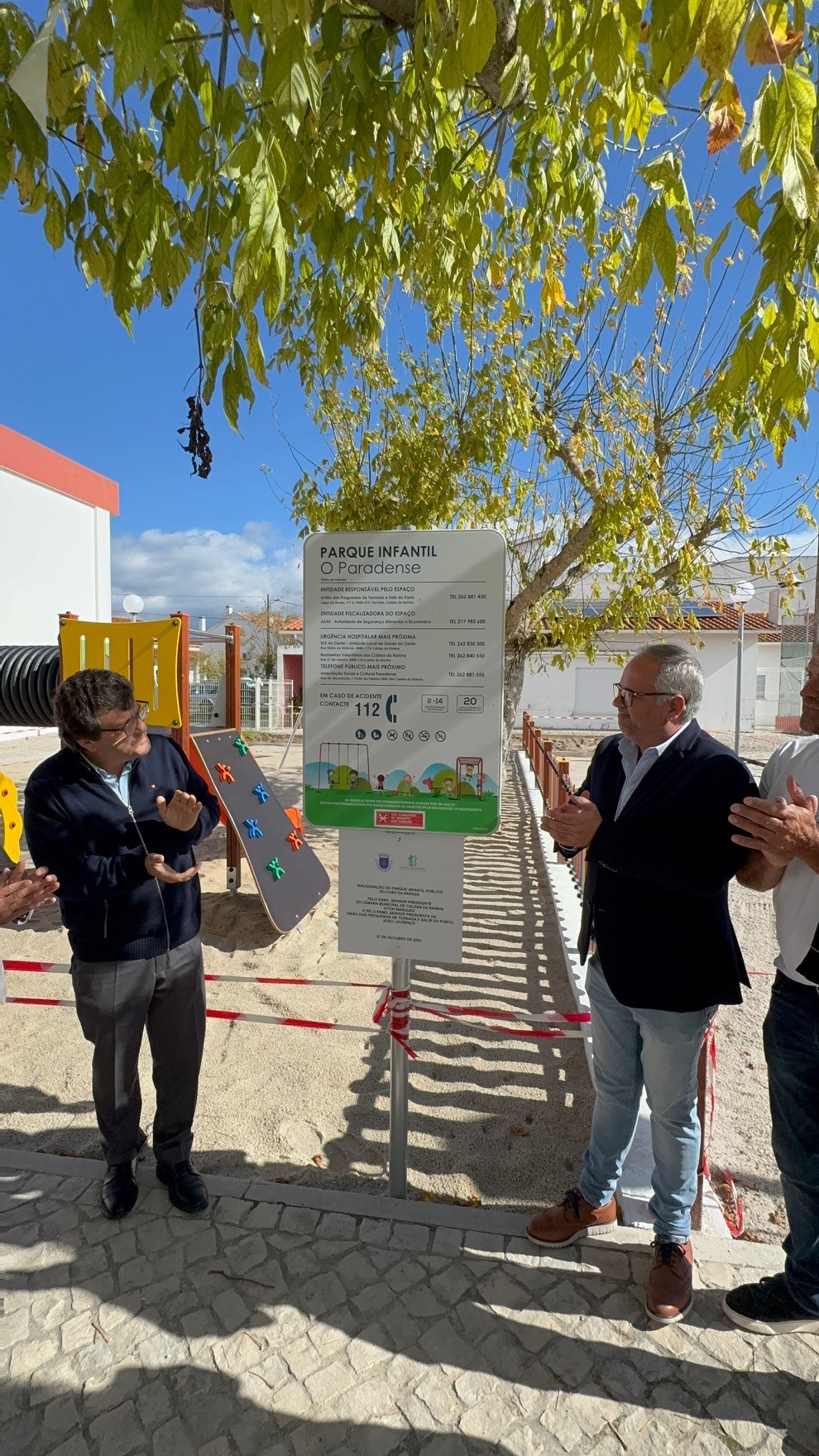 Inauguração do novo Parque Infantil