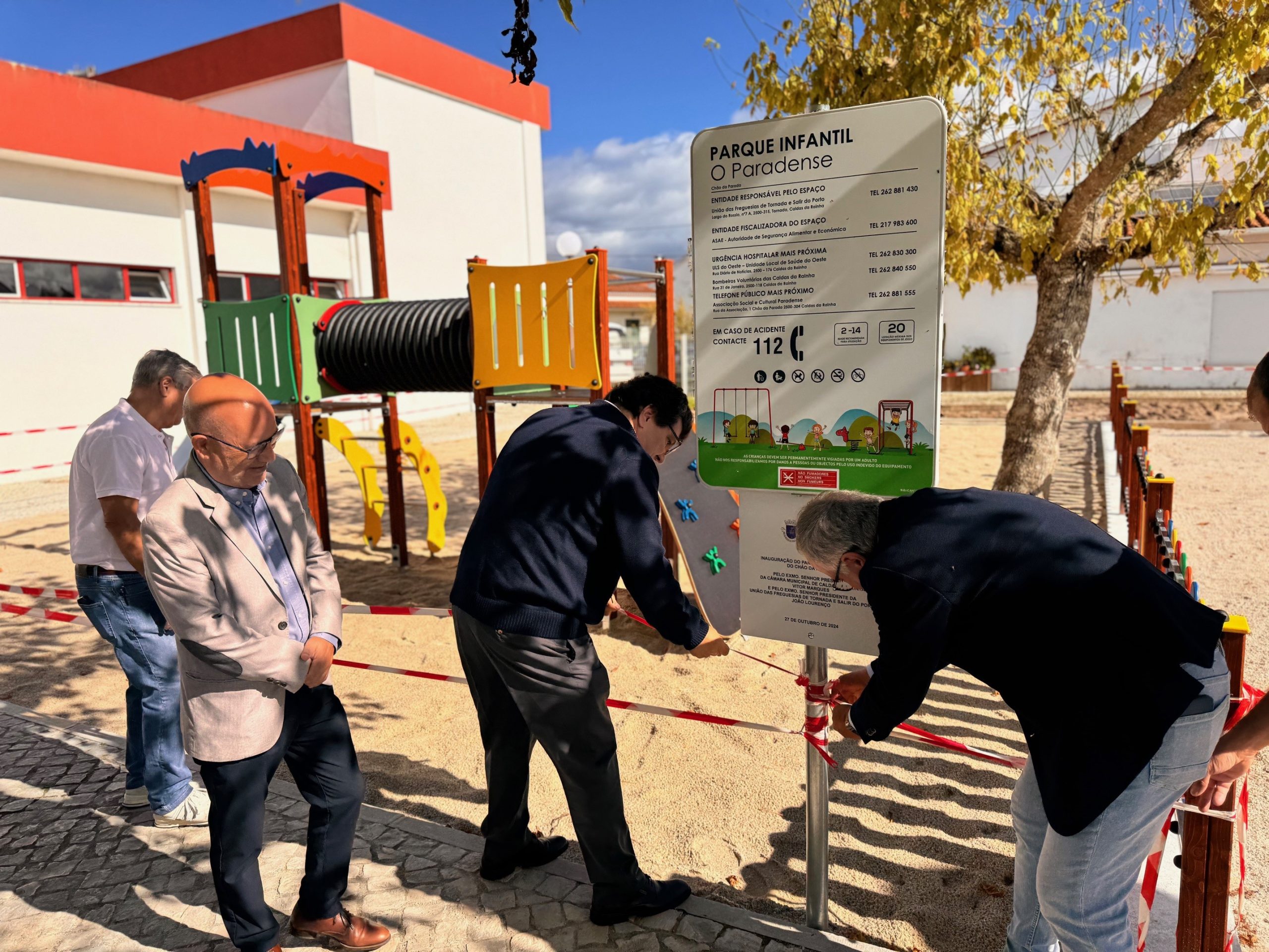 Inauguração do novo Parque Infantil